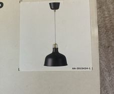 Black light pendant. Ikea Ranarp. BNIB