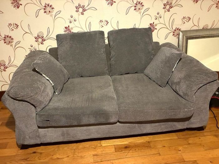 3 Grey couches