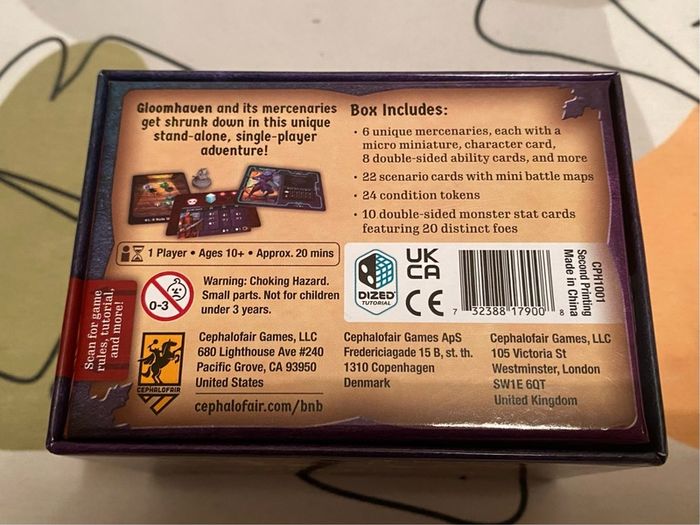 Gloomhaven - Buttons & Bugs