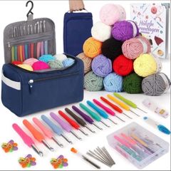 Brand New Coopay 73-Piece Crochet Set for Beginners with Yarn and Accessories
