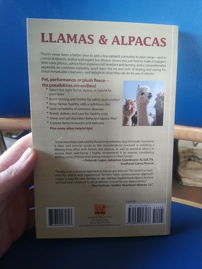 Llamas and Alpacas book