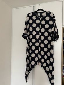 New Zara polka dot dress