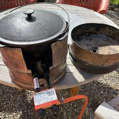 BBQ accessories. Cast iron. Camping cooking equipment .Kazan.Burner.