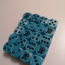 Dice - 20 Blue dice with graphic Image 2