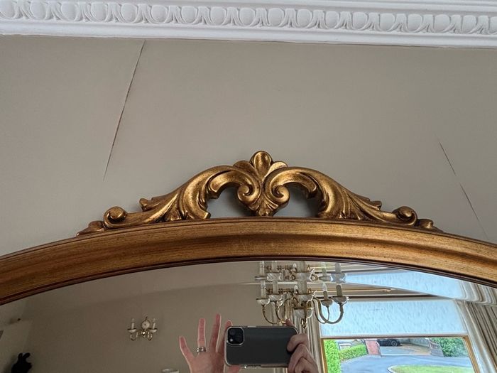 Large ornate mirror