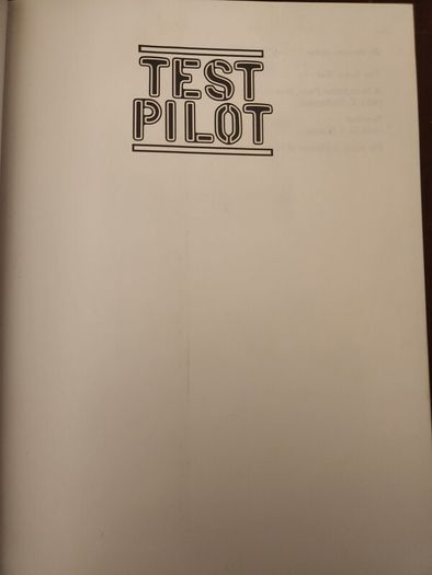 Test Pilot.by Ben Johnston.  First Edition Hardback With Dustjacket In Good Condition.37