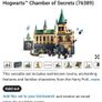 Lego Harry Potter Hogwarts: Harry Potter Chamber of Secrets LEGO 76389 Retired set Image 3