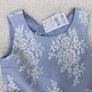 Beautiful Monsoon Blue Lace Party Dress, Age 12-13 Image 2