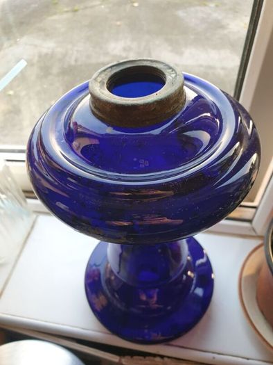 Blue Oil Lamp
