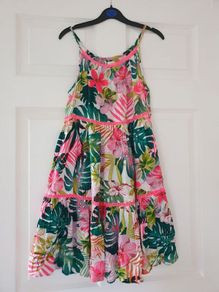 Beautiful Next new strappy shoulder dress 10Y