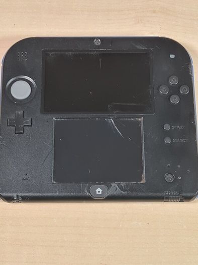 Nintendo 2ds Console Black Blue With Charger