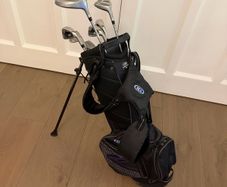 US kids Golf Club Set Purple, for 8-9 years olds