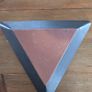 Stephen Pearce Pottery, handmade terracotta Triangle Dish Image 4