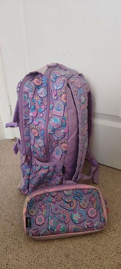 Smiggle Backpack & Matching Pencil Case Set