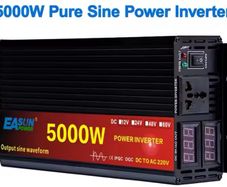 Pure Sine Wave Inverter DC 12v 24v AC 220v Power 5000W Car Inverter Converte With LED Display