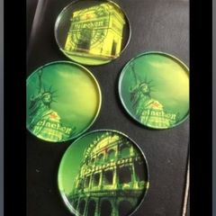 Heineken Metal Coasters (4)