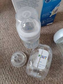 Glass baby bottles