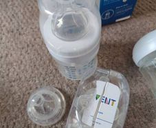 Glass baby bottles
