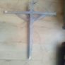 mid century brutalist crucifix free postage Image 3