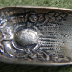 Vintage Silver 800 decorative Spoon 12,8g