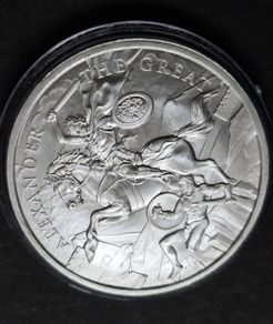 1 Oz Silver Legendary Warriors Alexander The Great