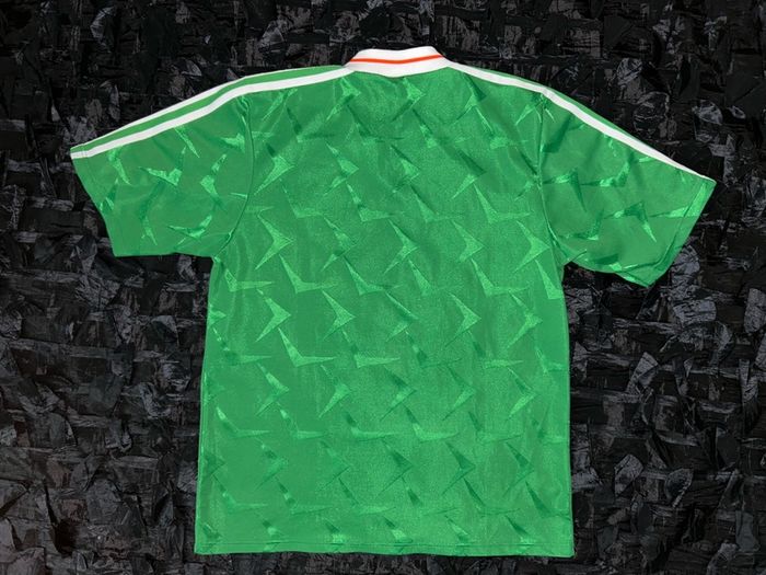 REPUBLIC OF IRELAND adidas home football jersey shirt 1990 - 1992 original NO SPONSOR World Cup Italia 90