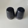 Scandinavian Raw salt and pepper stone set black BNIB Image 2