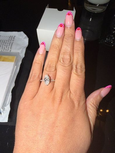 Brand new lab-grown diamond engagement ring