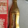 Coca Cola 1950's Gold Metal Thermometer with box Image 2