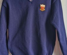 School uniform jumper.