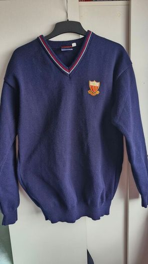 School uniform jumper.