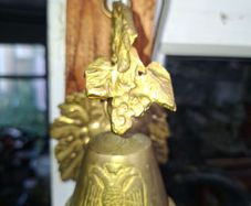 Beautiful Old Brass Wall Hanging Bell Ideal for Bar Pub Man cave Last Round bell, Postage Available