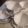 Rare find 10 pieces set Johnson Brothers Ironstone Snow White Pattern  5 soup bowls and soup saucers Image 6