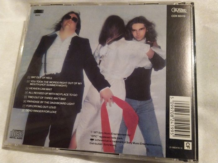 Meat Loaf - Bat Out Of Hell Cd