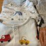 Boys M&S 5 tiny baby babygrows. Weight upto 6lb 3oz. Image 2