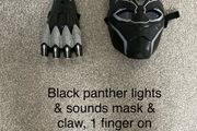 Black panther mask &amp; claw