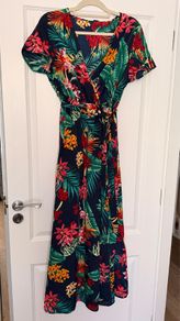 Tropical maxi dress