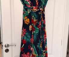 Tropical maxi dress