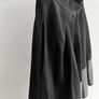 Banana Republic pleated flare faux leather hem skirt with pockets Size 4 petite/ S/ UK 10 Black Image 4