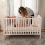 Nested Sorrento Cot Bed Grey & Mini Uni Mattress Image 6