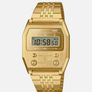 CASIO A1100GV-9JF PREMIUM Series full steel gold IP wristwatch New with tabs Image 2