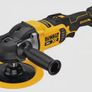 DeWaLT 18V XR Cordless Brushless Rotary Polisher 180mm. Car wash polishing detailing body shop DIY garage auto show scratch remover lacquer Koch Chemie 3M pastes DeWalt 18V XR Cordless Angle Grinders Flat Head Image 3