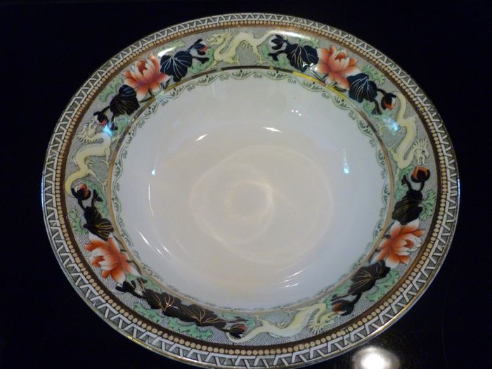 Myott Lotus Bowl Antique Circa 1920's Immaculate Large