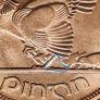 Excellent Chickless BU Ireland 1968 1d Penny Missing Chick Variety Error coin. Image 3