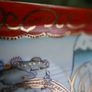 Antique Nippon Japanese Hand Painted Geisha Rectangular Plate 11" x  6,5" Image 10