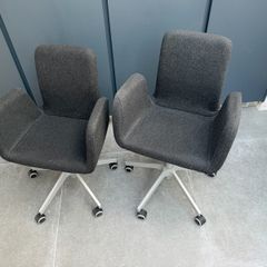 Office chairs, adjustable height, swivel function