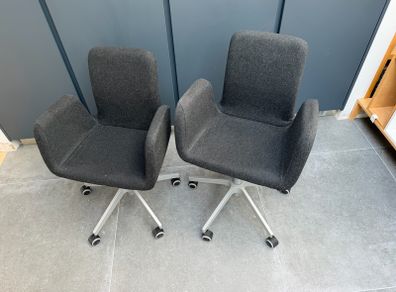 Office chairs, adjustable height, swivel function