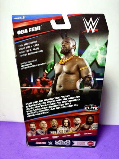 Oba Femi Wwe Wrestling Figure Mattel Raw Smackdown New