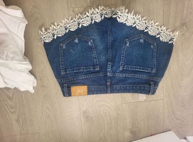 denim shorts