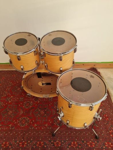 Pearl World Series WLX Natural Satin Drum Set Kit 12 13 16 22